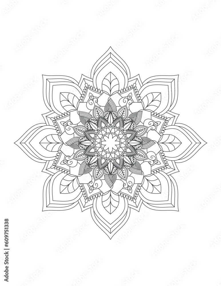 Flower. Flower Mandala. Mehndi. tattoo. decoration. Decorative ornament in ethnic oriental style. Coloring book page. Floral Mandala. Decoration in ethnic oriental. Indian style. Yoga template. Flower. Flower Mandala. Mehndi. tattoo. decoration. Decorative ornament in ethnic oriental style. Coloring book page. Floral Mandala. Decoration in ethnic oriental. Indian style. Yoga template.