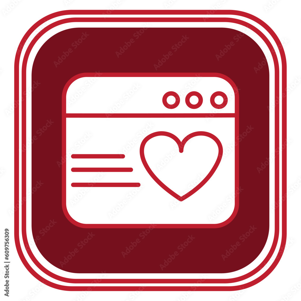 vector icon of key in valentine letter with red background vector icon of key in valentine letter with red background