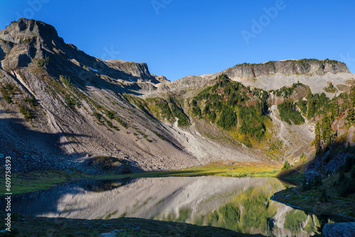 Mountains lake