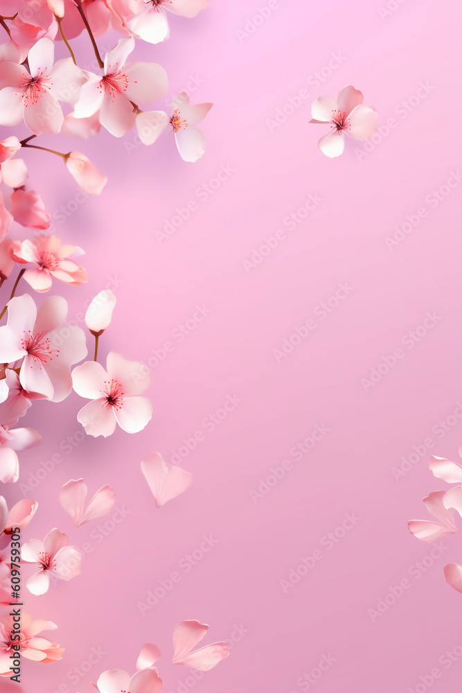 A background of a light pink color gradient with white color. AI generative