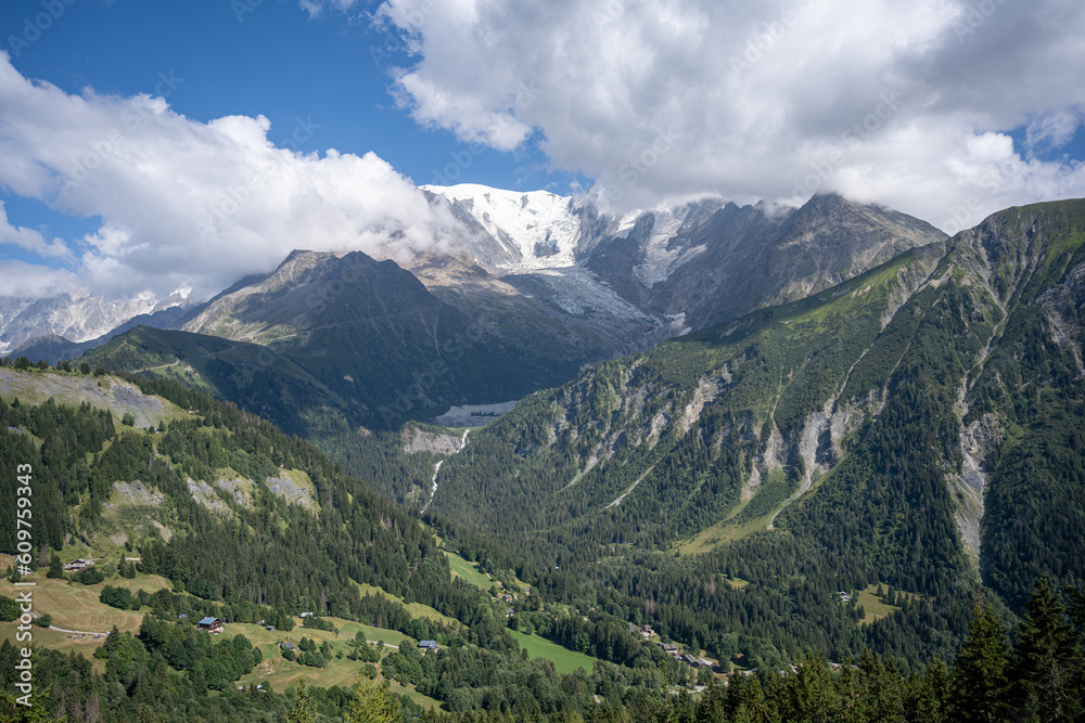 Scenic view of Mont Blanc