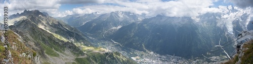 Scenic view of Mont Blanc