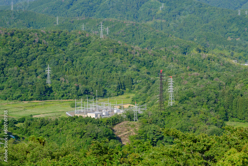 福井県敦賀市　中池見湿地　手筒山からの眺望
