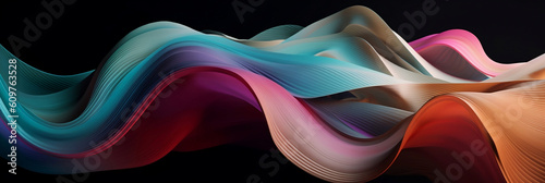 Waves of colors - Generative AI