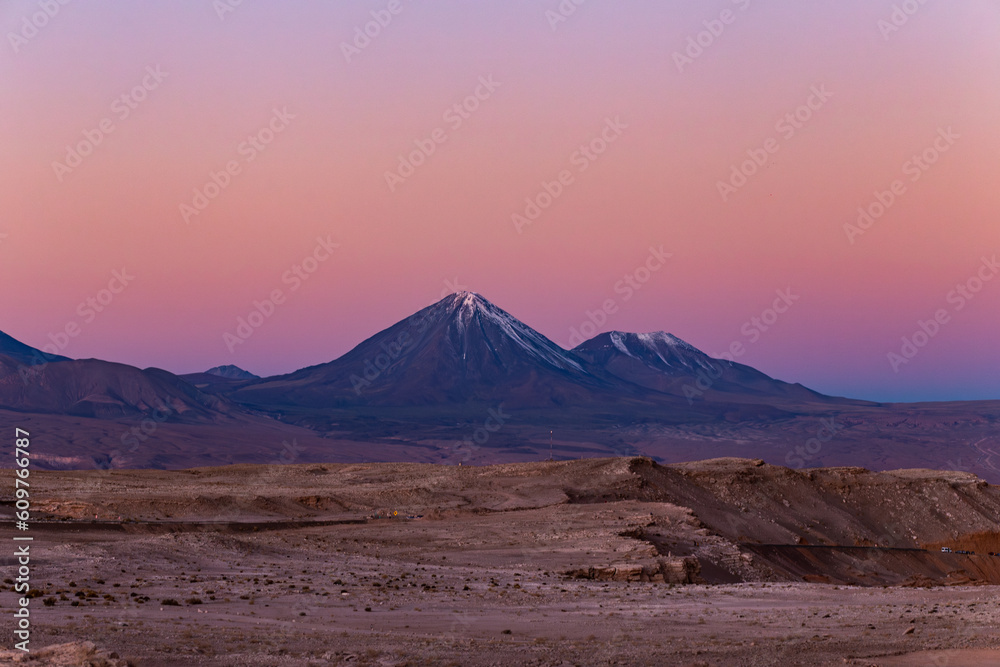 Sunset at Atacama Volcano