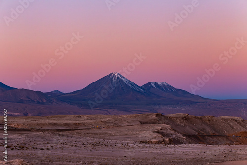 Sunset at Atacama Volcano