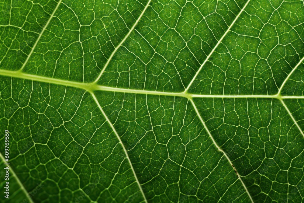 abstract background macro image structure of green leaf plant. Generative AI abstract background macro image structure of green leaf plant. Generative AI