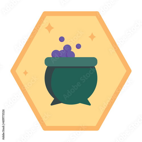 vector icons of the sky with a ram with yellow background