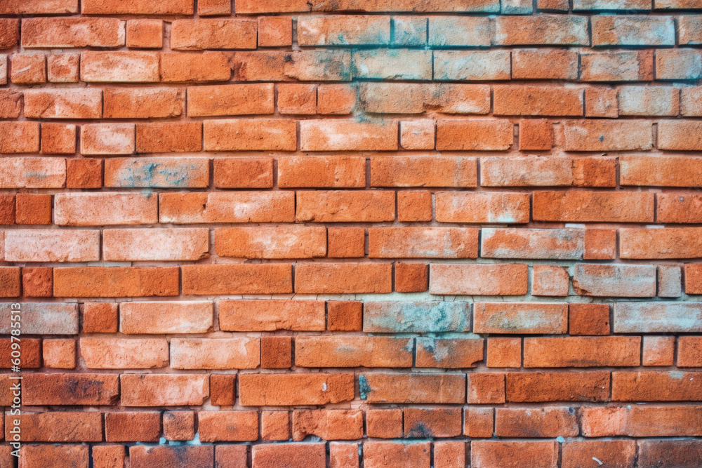 Obraz premium photo of red brick background wallpaper Generated AI
