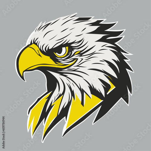 Eagle Head Mascot for Logo sports and game
