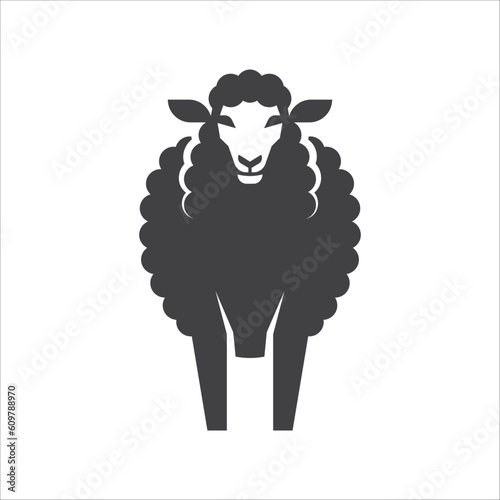 Sheep Logo Design Vector. Lamb icon. Unique sheep logo symbol. Vector illustration