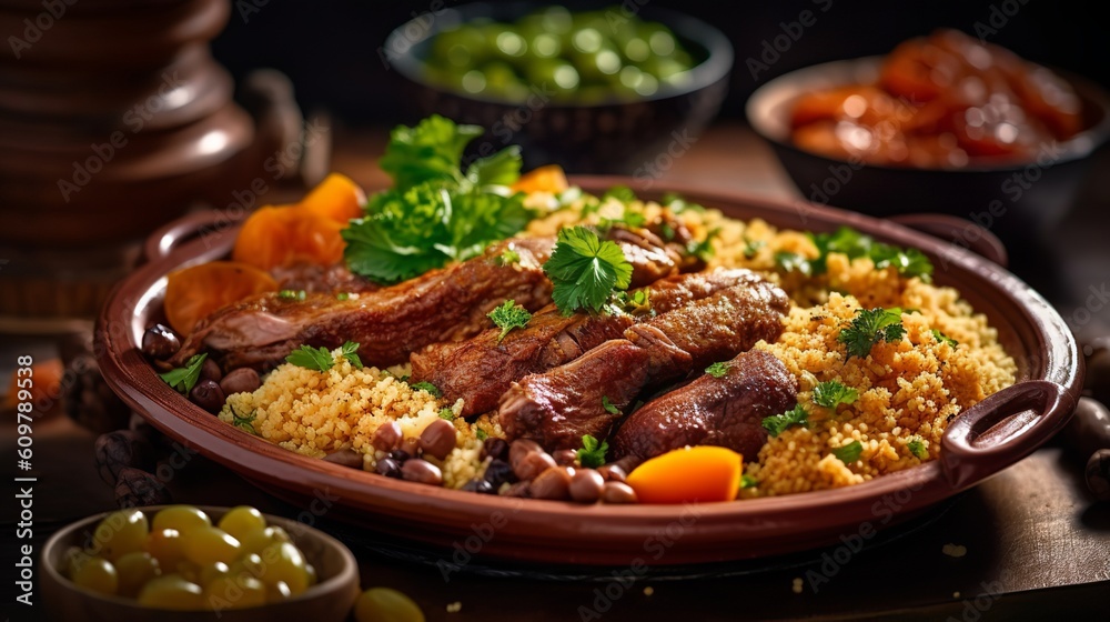 Moroccan Delight: Indulging in an Exquisite Couscous Feast