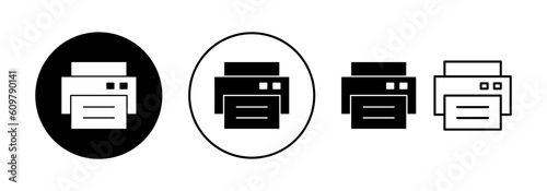 Print icon vector for web and mobile app. printer sign and symbol