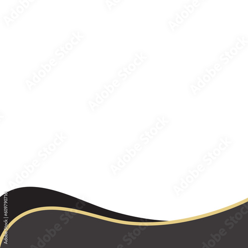 Elegant Curve Footer