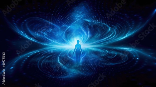 Wallpaper Mural Psychic waves experimentation, psychedelia, and bold mental, emotional, and spiritual journey, journey into wellness with psychic waves, Generative AI illustration Torontodigital.ca