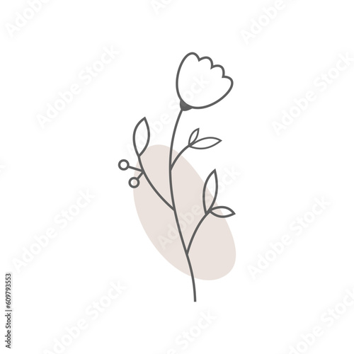 Flower Line Art