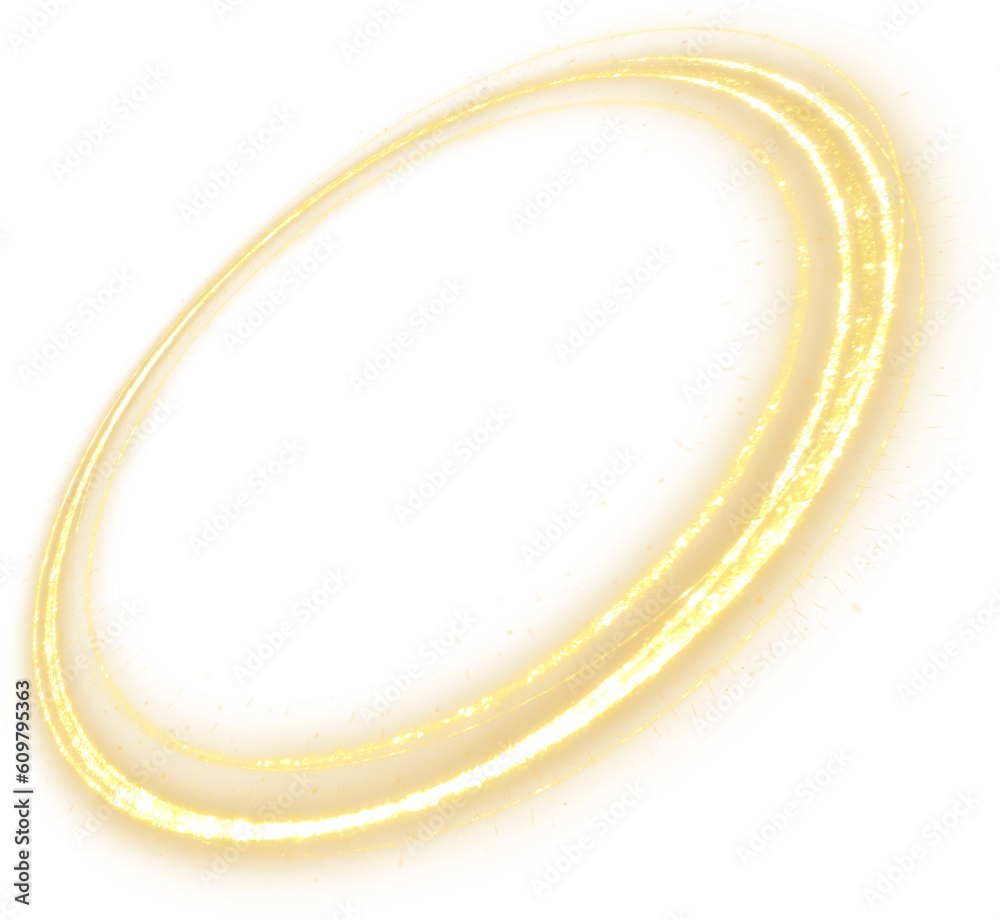 Elegant Gold Glitter Circle Light Effect Elegant Gold Glitter Circle Light Effect