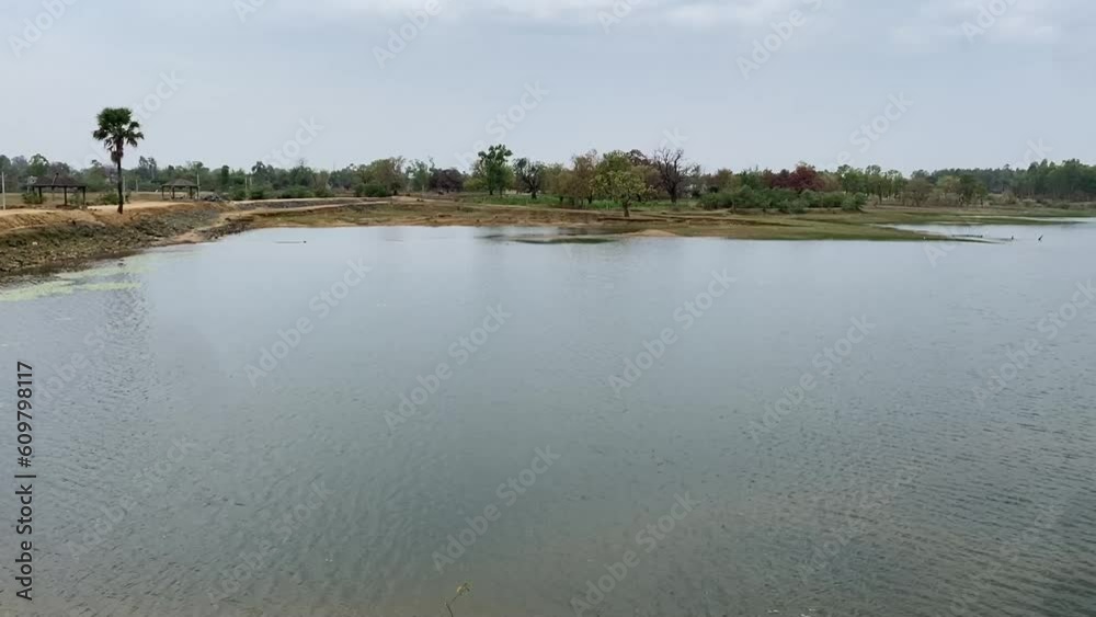 A well near a lake in Jharkhand. Bhedifaram Dam