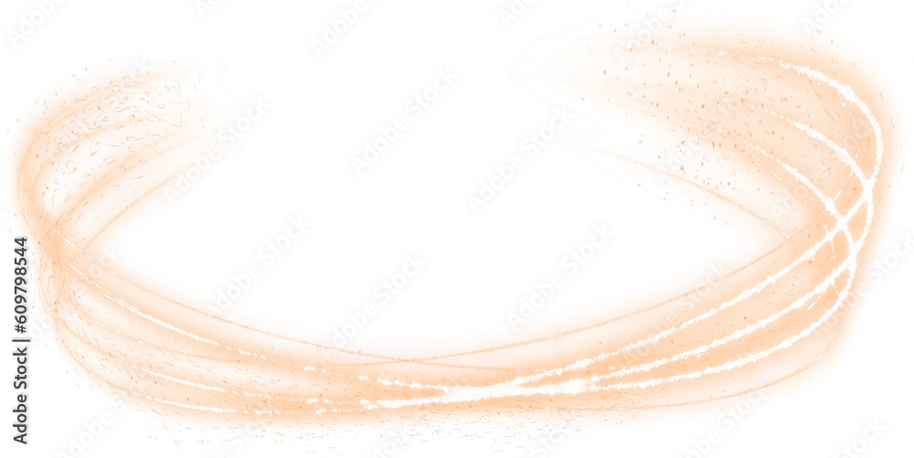 Glimmering Golden Light Circle Illustration Glimmering Golden Light Circle Illustration