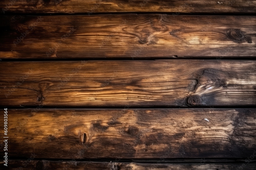 wooden plank wall texture with natural wood grain and knots Generative AI wooden plank wall texture with natural wood grain and knots Generative AI
