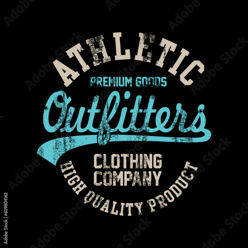 varsity and sports typography design illustration