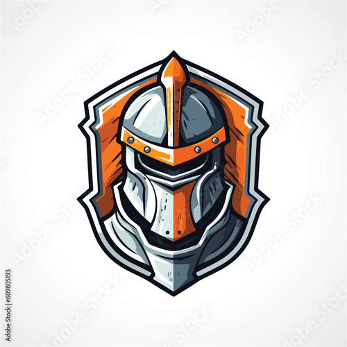 Knight Mascot Logo Design Warrior Mascot Logo Design Knight Vector Art Warrior Vector Art