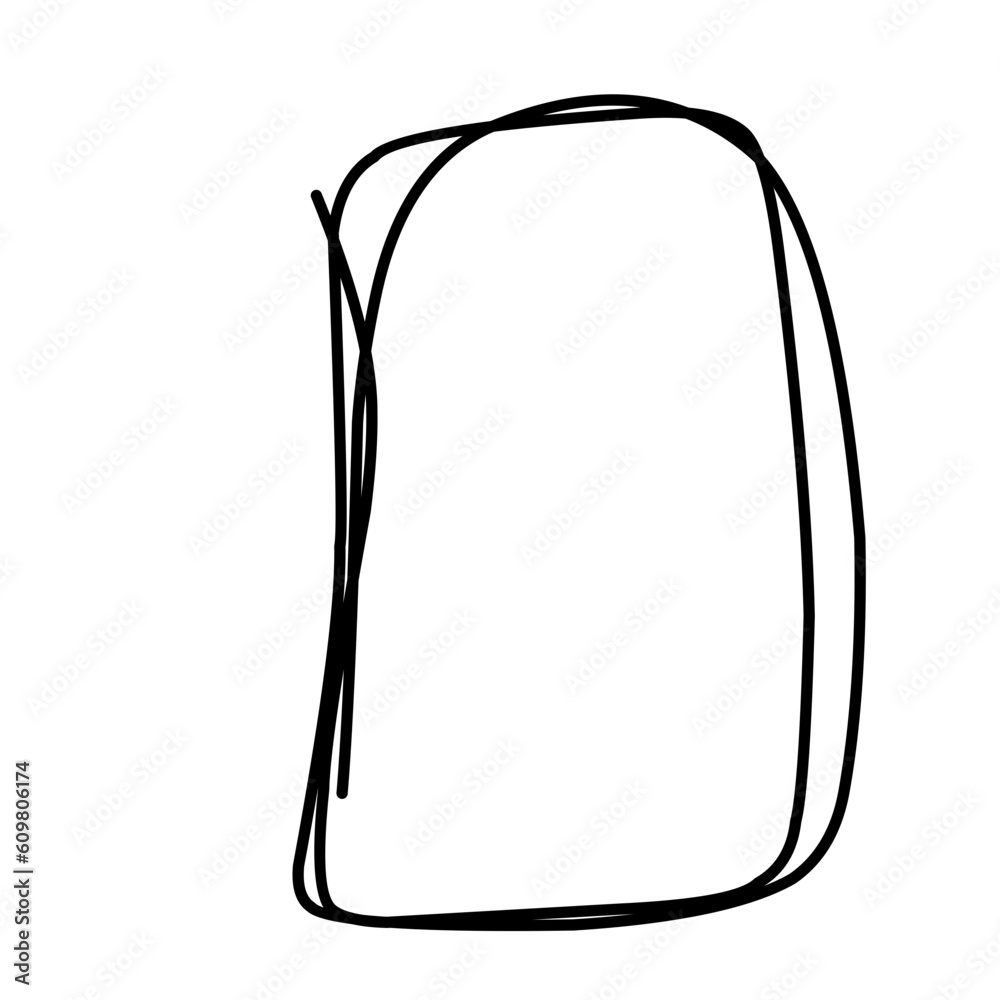 Vector hand drawn boxes, empty picture frame, black outline, rectangle or square shape. Vector hand drawn boxes, empty picture frame, black outline, rectangle or square shape.