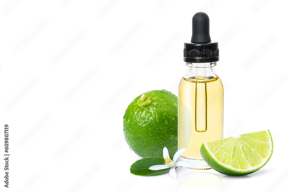 lime and lemon on white lime and lemon on white