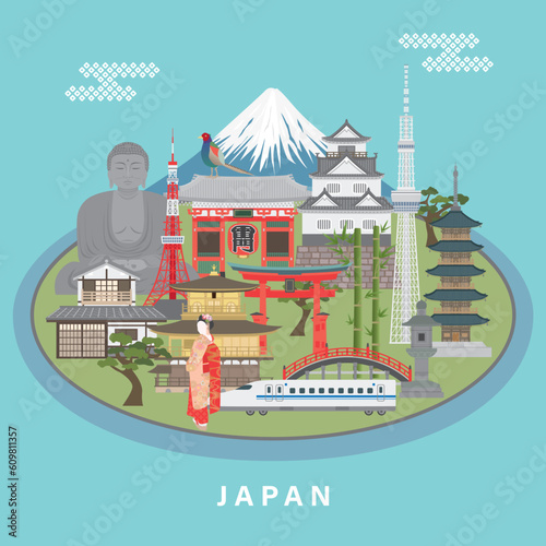 日本　観光名所　イメージ