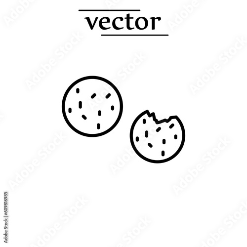 falafel icon, vector illustration on white background.eps