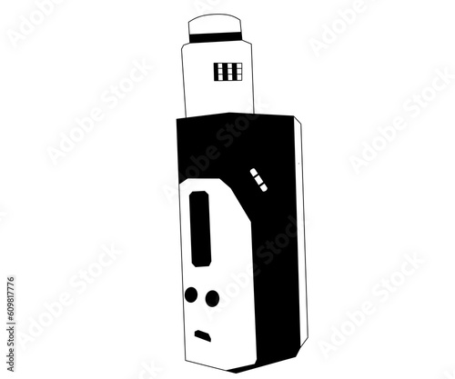 vape or vaporista icon with cool style suitable for addition to your design