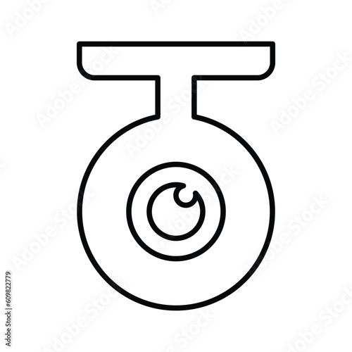 Cam, camera, web icon. Line icon, outline symbol.