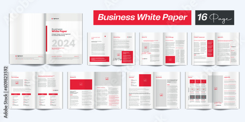 White Paper Template White Paper Layout