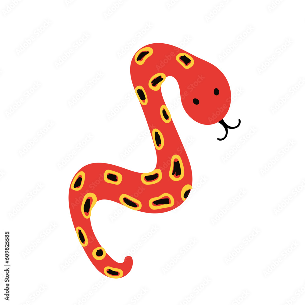 Cute Abstract Animal Collection_Snake Cute Abstract Animal Collection_Snake