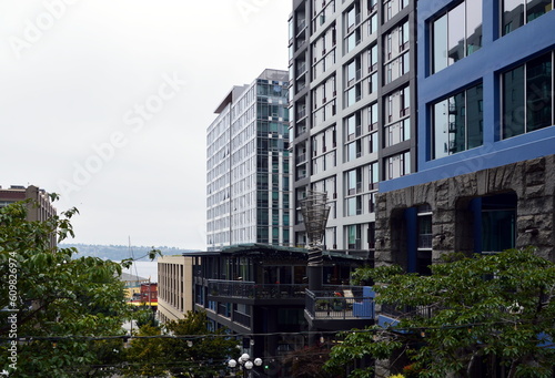 Street Scene in Downtown Seattle, Washington