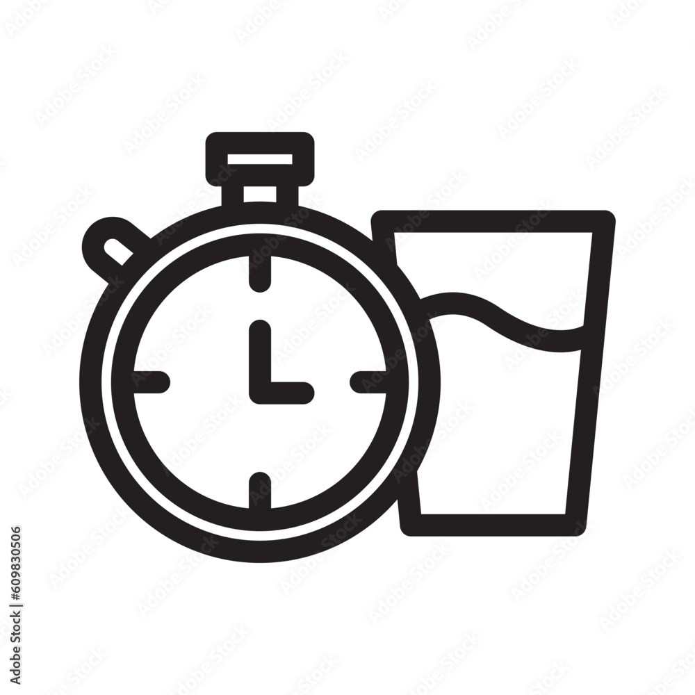 fasting line icon illustration vector graphic fasting line icon illustration vector graphic