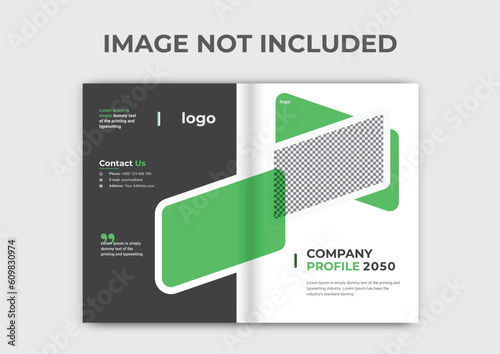 Company profile brochure template design, Business brochure template design