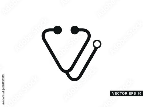 stethoscope icon simple
