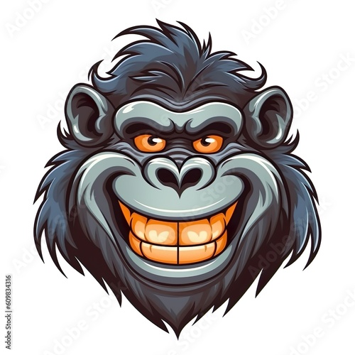 Wallpaper Mural head of gorilla Torontodigital.ca