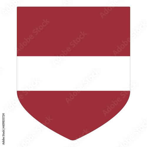 Free Download Flag of Latvia. Latvia flag in design shape - GFXLoad