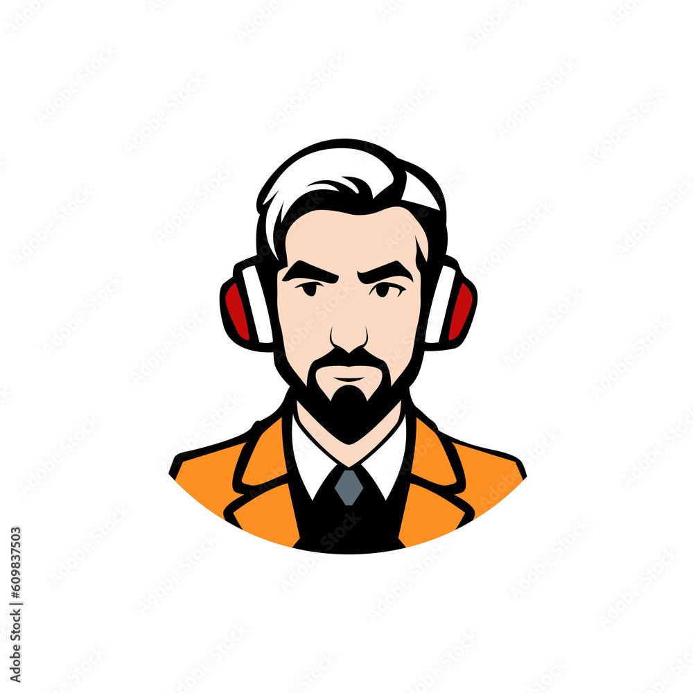 gaming channel logo in cartoon style vector illustration template design gaming channel logo in cartoon style vector illustration template design