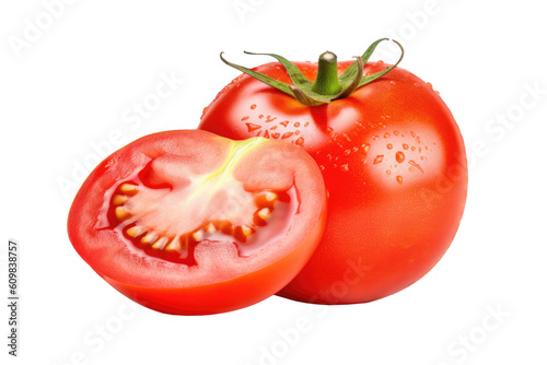 Wallpaper Mural Tomato isolated on transparent background. Generative Ai Torontodigital.ca