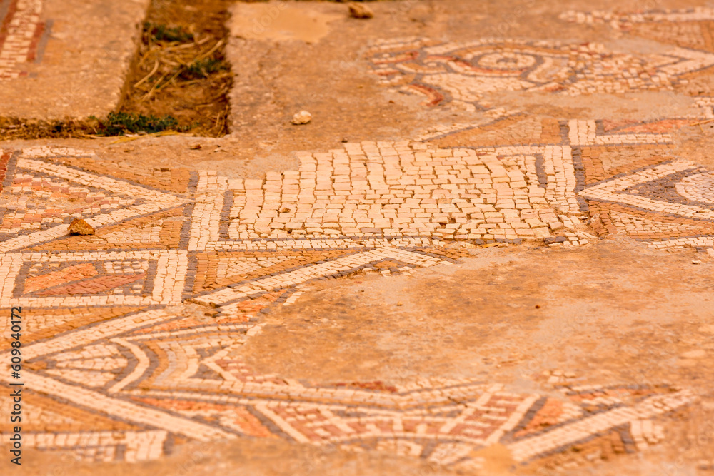 Obraz premium ancient mosaic of Jerash Gerasa, Jordan