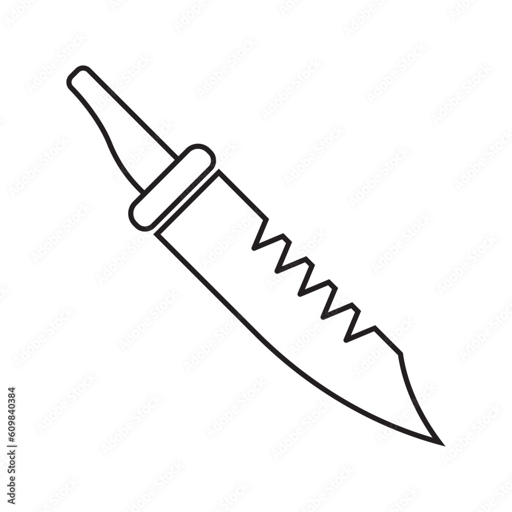 knife icon vector knife icon vector