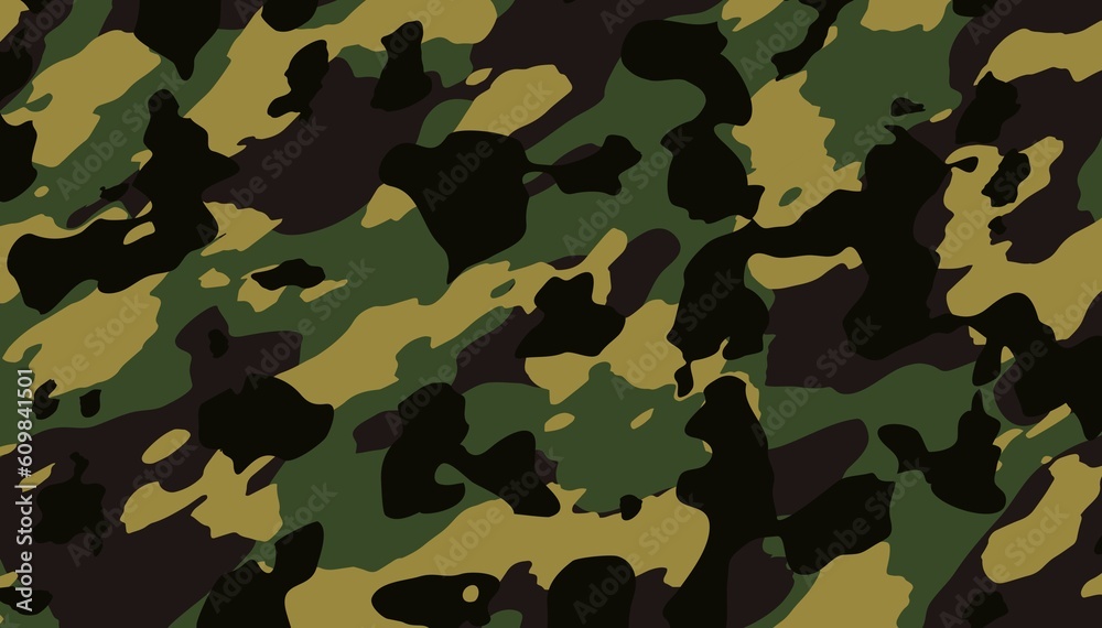 Fototapeta premium camouflage seamless pattern background