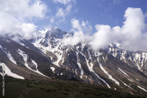 Snow-capped mountains of the Western Tien Shan. Sairam-Ugam National Natural Park.