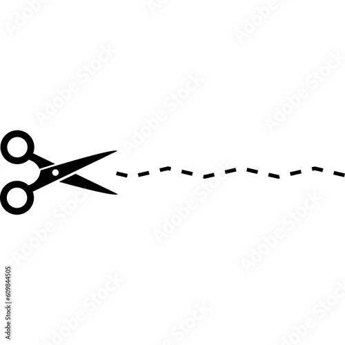 Scissors Cutting Line