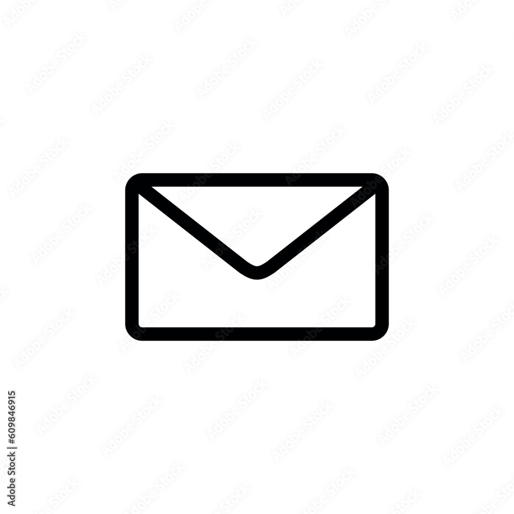 Trendy Envelope Icon Vector Template Trendy Envelope Icon Vector Template
