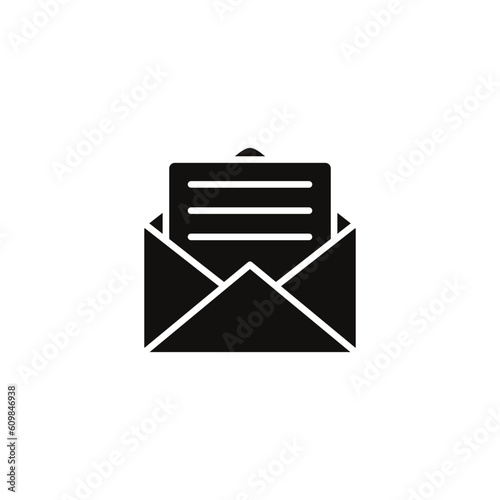 Trendy Envelope Icon Vector Template