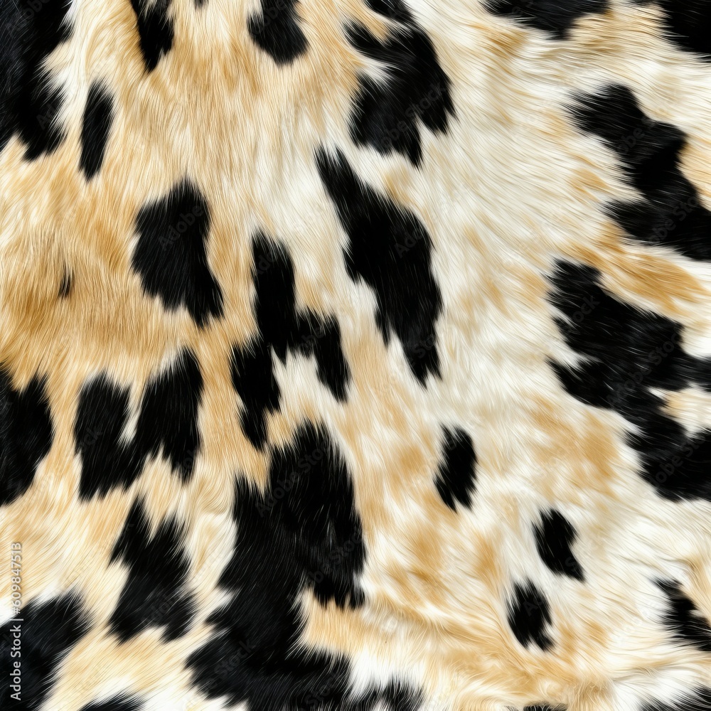 Cow fur fashion banner. Generate Ai Cow fur fashion banner. Generate Ai